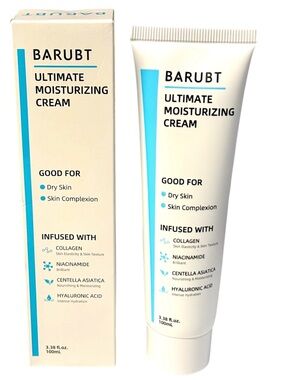 BARUBT 2 Pc Bundle Ultimate Moisturizing Cream Face 3.38 Fl Oz NEW $80 Sealed